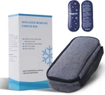 Bogush Insulin Cooler Travel Case With 2 Ice Packs For Pen Gray. Fixed Price $16.90.