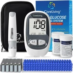 Careliving MM1100 Blood Glucose Monitor Kit With Test Strips, Gray. Fixed Price $31.03.