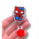 Hello Kitty Badge Holder Spiderwoman Cute Funny For Work. Fixed Price $9.60.