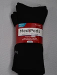 Nwt Medipeds 4-PACK Non-binding Crew Socks Black. Fixed Price $21.99.