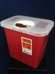 3 Kendall 2 Gallon Sharps Container W/ Rotor Lid & Needle Remover Biohazard 8970. Fixed Price $30.87.