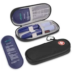 Medmax Insulin Cooler Travel Case With 2 Tsa Approved Ice Pack, Small, Black. Fixed Price $17.96.