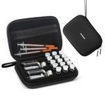 Avomosk 17 Slots Dual-size 30ML And Peptide Case, Bac & 3ML, Black. Fixed Price $33.04.