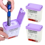 Size Portable Pen-needle Disposal Container Pack Of 3 Diabetes Care (0.2L. Fixed Price $19.18.