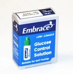 Lot Of - Embrace (blood Glucose Control Solution) Diabetic Testing Low 2.5ML. Fixed Price $7.99.