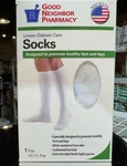 Gnp Unisex Diabetic Care Socks, 8-15 Mmhg (size: Xl) White. Fixed Price $23.00.