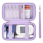 Supmay Diabetic Supplies Hard Case 6.6 X 3.8 1.9 Inch, Purple. Fixed Price $16.92.