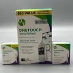 One Touch Verio Reflect Meter Blood Glucose Monitoring System Kit 80 Test Strips. Fixed Price $50.00.