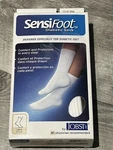 Jobst 110837 Sensifoot Diabetic Sock Crew Closed Toe Medium White New. Fixed Price $12.75.