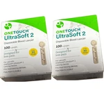 2 Pack Onetouch Ultrasoft Disposable Blood Lancets 30 Gauge Box 100 New. Fixed Price $16.53.