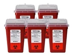 Oakridge Products Quart Size (pack Of 10) Sharps Disposal Container. Fixed Price $37.82.