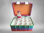 12-VIAL Bac Water Case For Hospira 72 34MM Vials Upright Storage Organizer. Fixed Price $27.96.