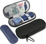 Insulin Pen Cooler Travel Case With Tsa Approved Ice Packs,diabetic Black. Fixed Price $9.99.