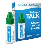 Embrace Talk Blood Glucose Control Solution 2.5 Ml Level 1, Monitor. Fixed Price $8.79.