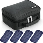 Insulin Cooler Travel Case With 4 160G Ice Packs For Longer Cooling Effect Tsa. Fixed Price $43.10.