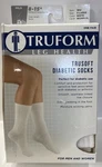 Truform -1912WH-XL White Diabetic Compression Socks X-large Men/women 8-15 Mmhg. Fixed Price $12.75.