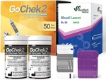 50-COUNT Blood Glucose Test Strips Lancets 180D Valid For GOCHECK2 Monitor. Fixed Price $34.99.