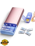 Vaydeer Rose Gold Metal Weekly Pill Box Desiccant Airtight Travel Case. Fixed Price $44.99.