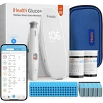 Ihealth Gluco+ Wireless Smart Blood Glucose Monitor Kit With Free App, 100 Gl.... Fixed Price $58.22.
