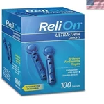 Relion 30G Ultra-thin Lancets, 100-CT Pack Of 2. Fixed Price $21.55.