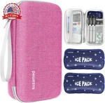 Suzamed Insulin Cooler Travel Case,eva Insulation Medicine Kit With 2 Ice. Fixed Price $14.61.