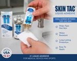 Skin Tac Liquid Adhesive Strong Hold Cgm Patch Tape Barrier Waterproof 4OZ. Fixed Price $17.99.