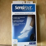 Jobst 110852 Sensifoot Black Medium Crew Closed Toe Diabetic Sock 8-15 Mmhg. Fixed Price $10.00.