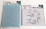 New Memory Box Curling Waves 3D Embossing Folder W/ Dies + Stencils Ocean Set. Fixed Price $28.99.