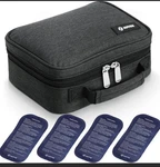 Large Insulin Cooler Travel Case, Longer Cooling Effect With 4 * 160G Ice Packs,. Fixed Price $55.00.