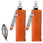 Jfhnmlw 2 Pack Pens Carrying Case, Insulated Universal, Orange. Fixed Price $17.84.