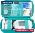 Elonbo Diabetic Supplies Travel Case, Supply Organizer Bag, Glucose Met. Fixed Price $19.48.