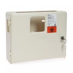 Mckesson Prevent Sharps Collector Wall Cabinet Quart 10X12.25X4.75" Neutral. Fixed Price $49.25.