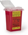 Bd Sharps Collector 1 Quart, Red, Clear Top, Built-in Needle. Fixed Price $24.19.