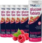 Two Boxes Of 6X 10CT Tubestrueplus Glucose Tablets, Raspberry Flavor New Sealed. Fixed Price $32.50.