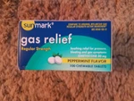 Sunmark Peppermint Gas Relief Regular Strength Chewable Tablets 80MG 100 Count. Fixed Price $10.99.