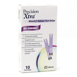 Precision Xtra Blood Ketone Test Strips Exp 10/31/26. Fixed Price $33.33.
