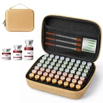 Mazentrix Peptide Vial Case For Fridge Storage 63SLOT Organizer GOLD-63SOLT. Fixed Price $26.62.