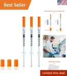 Individually Wrapped U-100 31G 0.5CC Syringes Perfect For Lab And Home Use. Fixed Price $38.99.