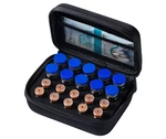 Milozen Peptide Case For Fridge, Fits 3ML 5ML 10ML Vials, 20 Slots, Black. Fixed Price $26.61.