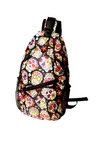 Sugar Skull Backpack Sling Bag Chest Crossbody Travel Hiking Comfort New. Fixed Price $29.99.