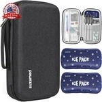 Suzamed Insulin Cooler Travel Case,eva Insulation Medicine Kit With 2 Ice. Fixed Price $14.61.