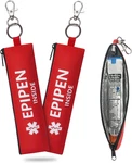 2 Pack Insulated Slim Epipen Carry Case, Portable Double Sided Emergency Prin.... Fixed Price $19.51.