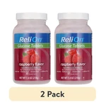 2 Pack Relion Raspberry Glucose Tablets, 50 Count - Free Shipping Usa. Of. Fixed Price $22.99.
