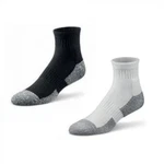 Dr Comfort Diabetic Ankle Length Socks Shape To Fit Seamless Unisex Blk White. Fixed Price $14.95.