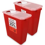 Oakridge Products Large Sharps Container For Home Use And 3 Gallon, Red. Fixed Price $38.21.