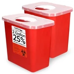 Oakridge Products Large Sharps Container For Home Use And Professional 2 Gallon. Fixed Price $44.52.