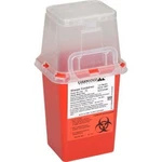 Oakridge Products 1.5 Quart Sharps Container Tall Lid Red. Fixed Price $16.55.