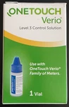New Onetouch Verio Glucose Meter Check Control Solution Expires 04/2026. Fixed Price $10.50.
