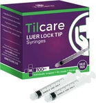 3ML Syringe Without Needle Luer Lock 100 Pack By Tilcare - Sterile Plastic.... Fixed Price $29.98.