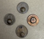 Lot Of 4 Mason Pennies 1 Wheat Penny. Fixed Price $23.95.